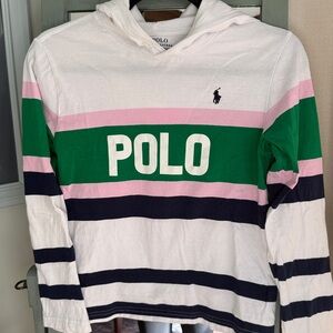 Polo by Ralph Lauren Classic Rugby Style Hooded Tee